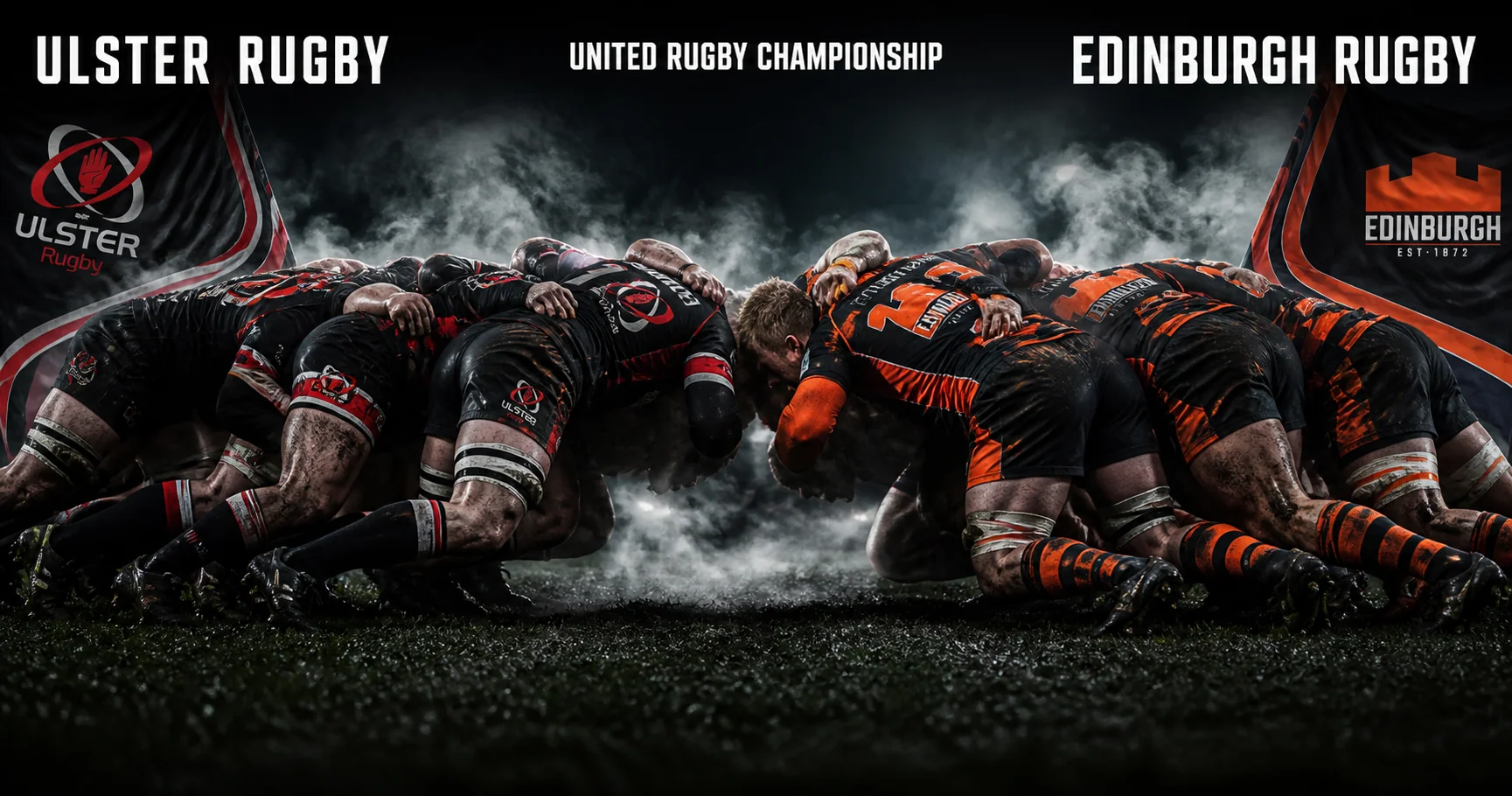 Affiche de la rencontre Ulster Rugby contre Edinburgh Rugby