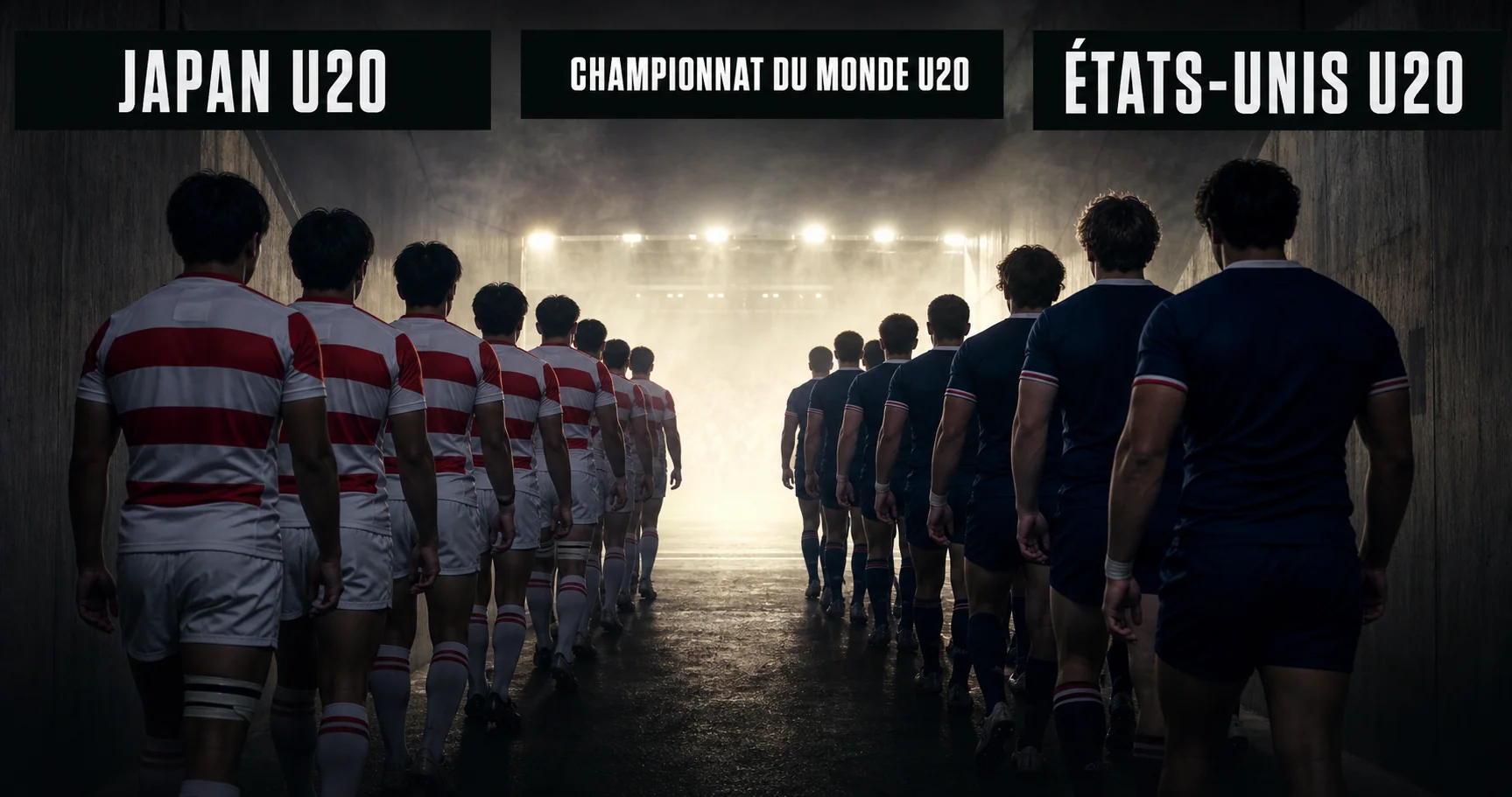 Affiche de la rencontre Japon U20 contre États-Unis U20