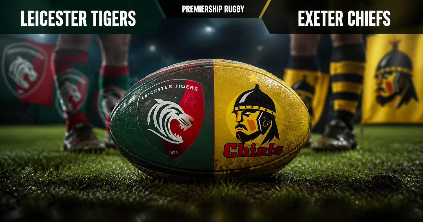 Affiche de la rencontre Leicester Tigers contre Exeter Chiefs