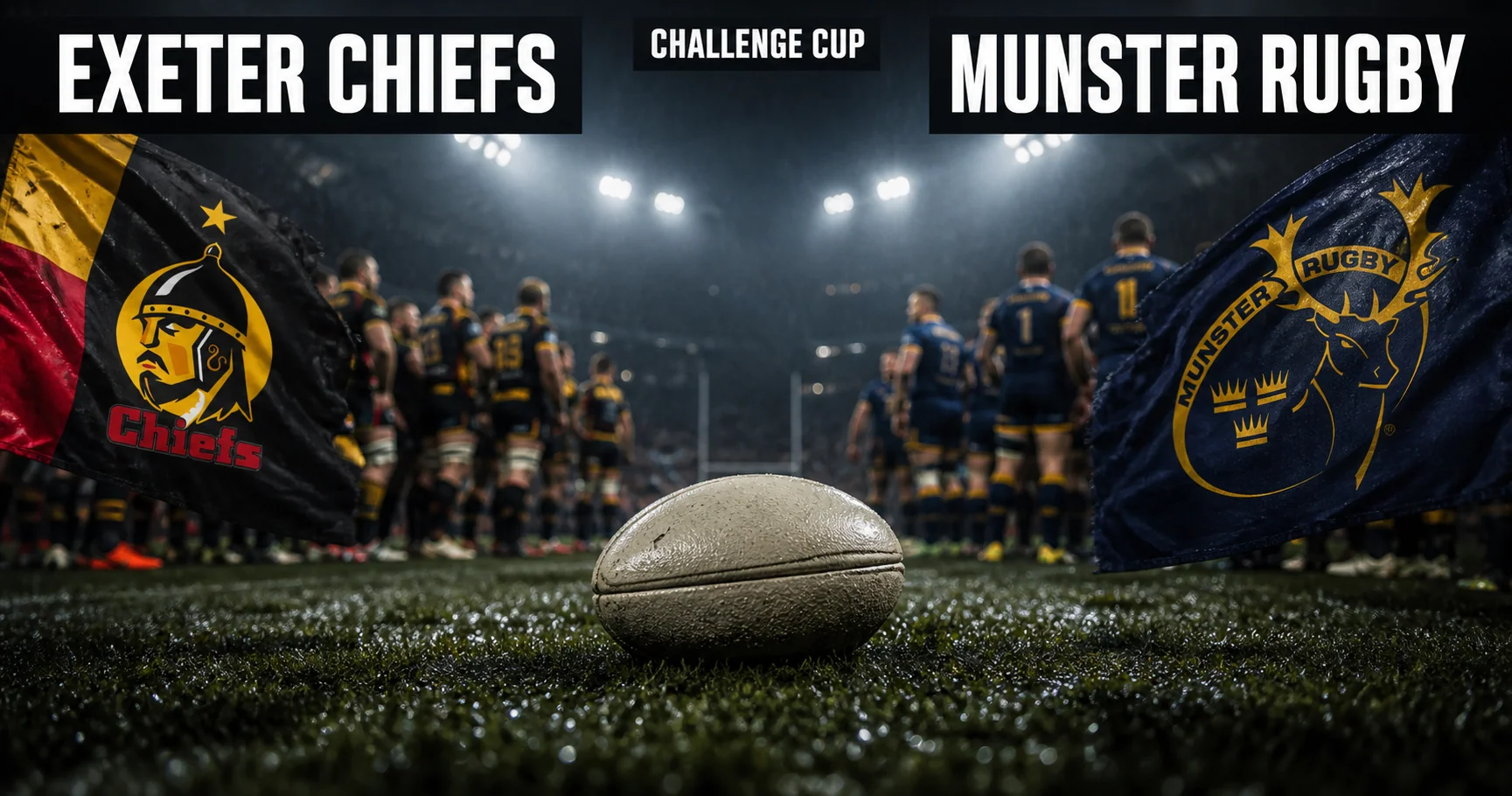 Affiche de la rencontre Exeter Chiefs contre Munster Rugby