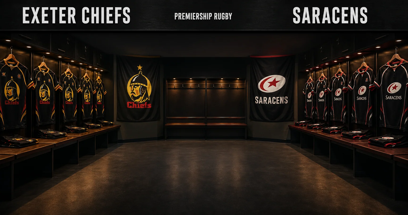 Affiche de la rencontre Exeter Chiefs contre Saracens