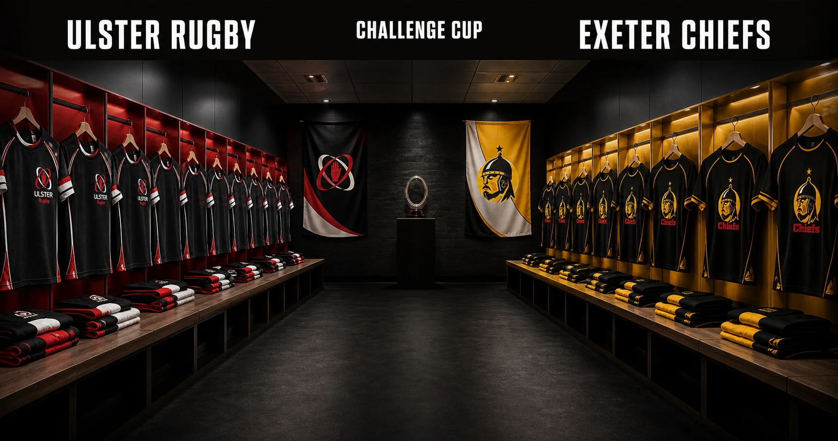 Affiche de la rencontre Ulster Rugby contre Exeter Chiefs