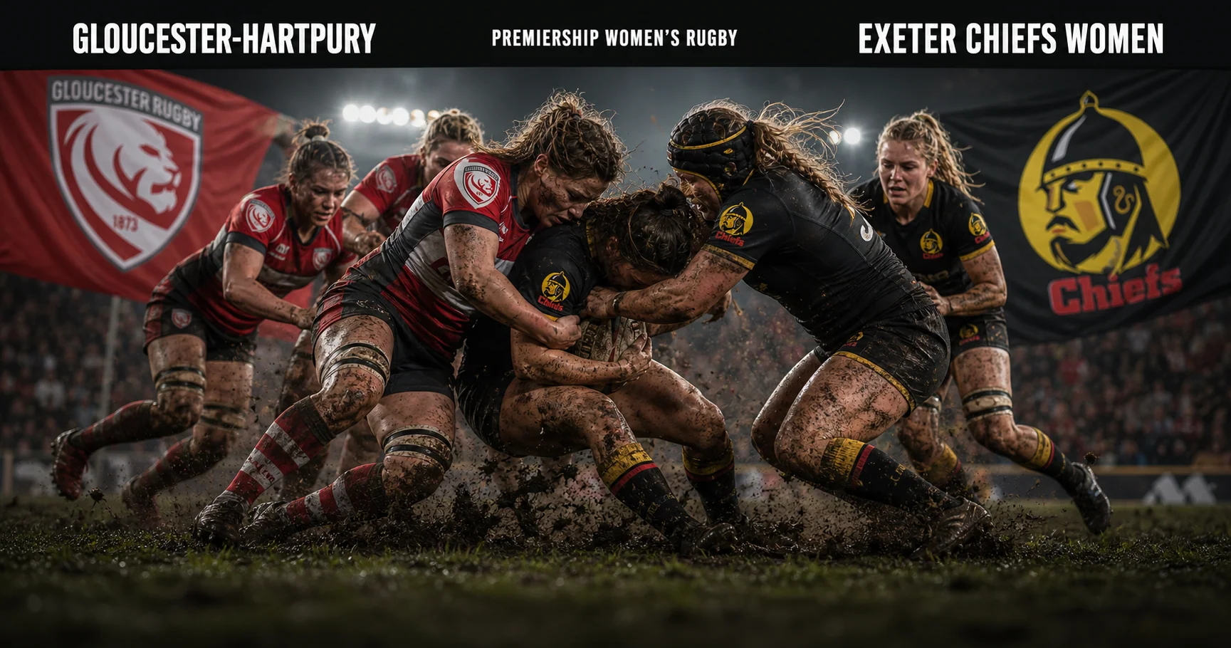 Affiche de la rencontre Gloucester-Hartpury contre Exeter Chiefs Women