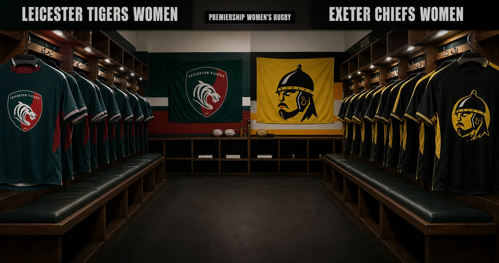 Affiche de la rencontre Leicester Tigers Women contre Exeter Chiefs Women