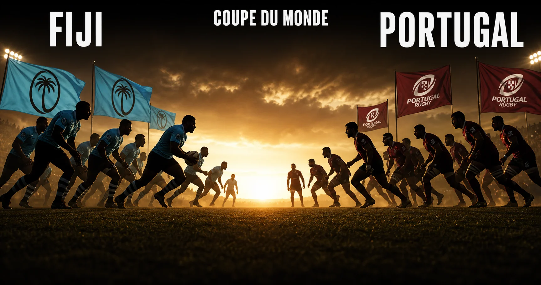 Affiche de la rencontre Fidji contre Portugal