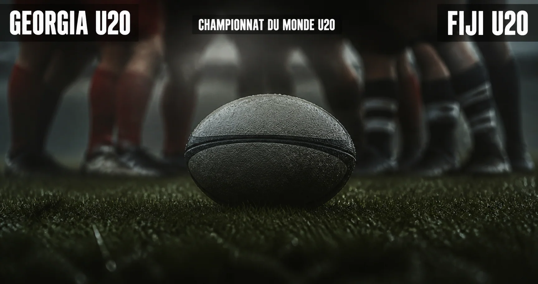 Affiche de la rencontre Géorgie U20 contre Fidji U20