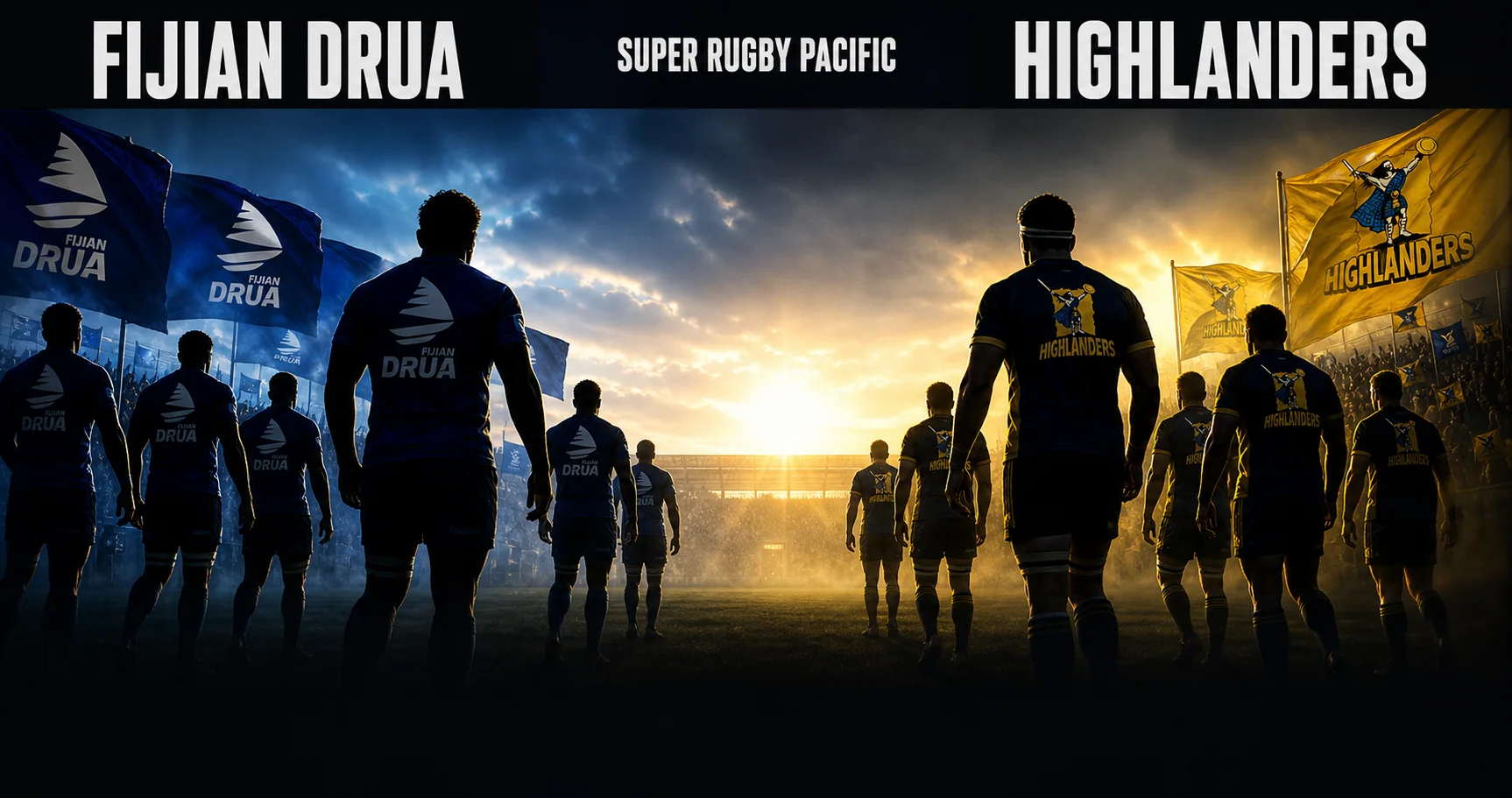 Affiche de la rencontre Fijian Drua contre Highlanders