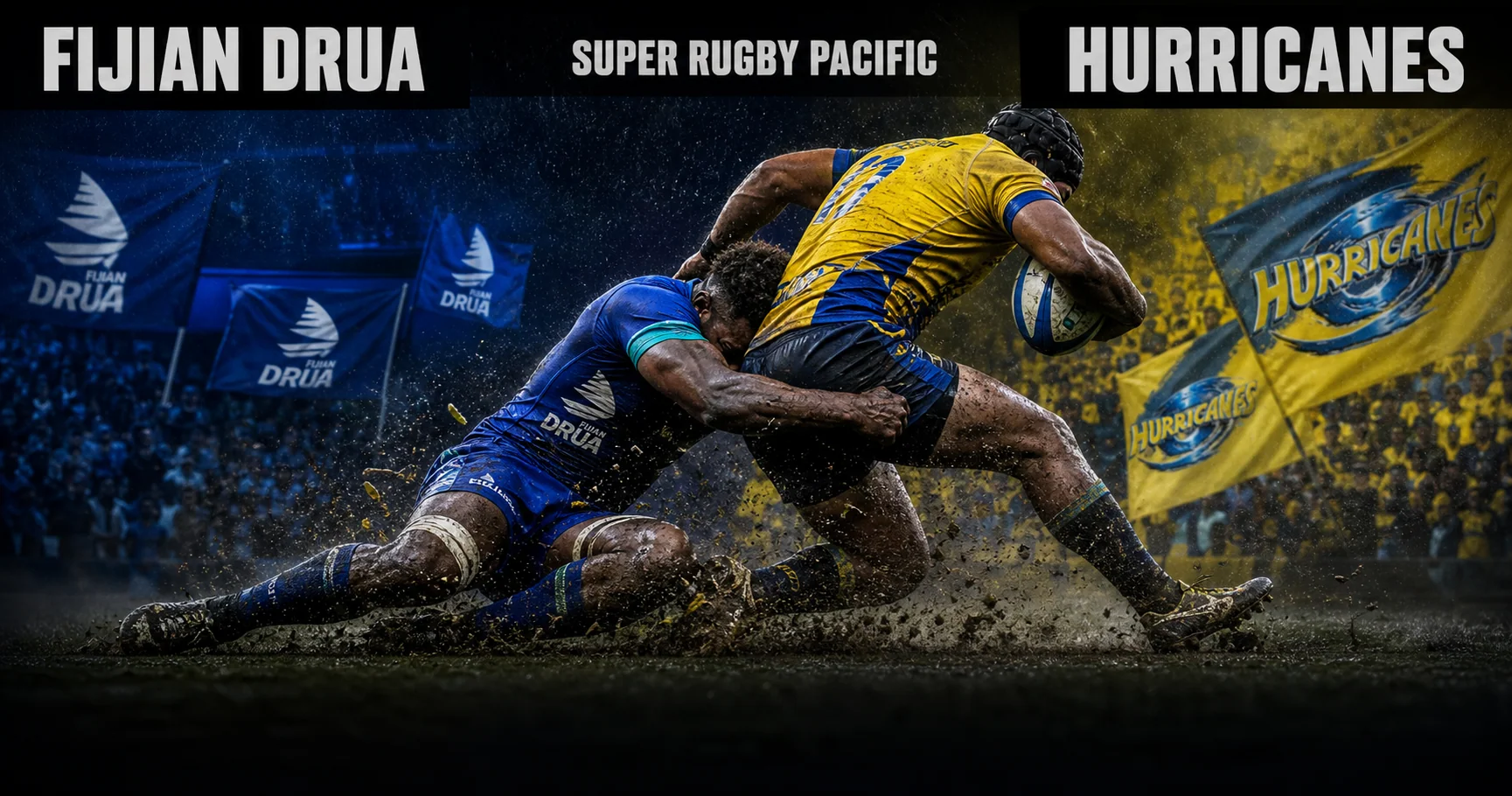 Affiche de la rencontre Fijian Drua contre Hurricanes