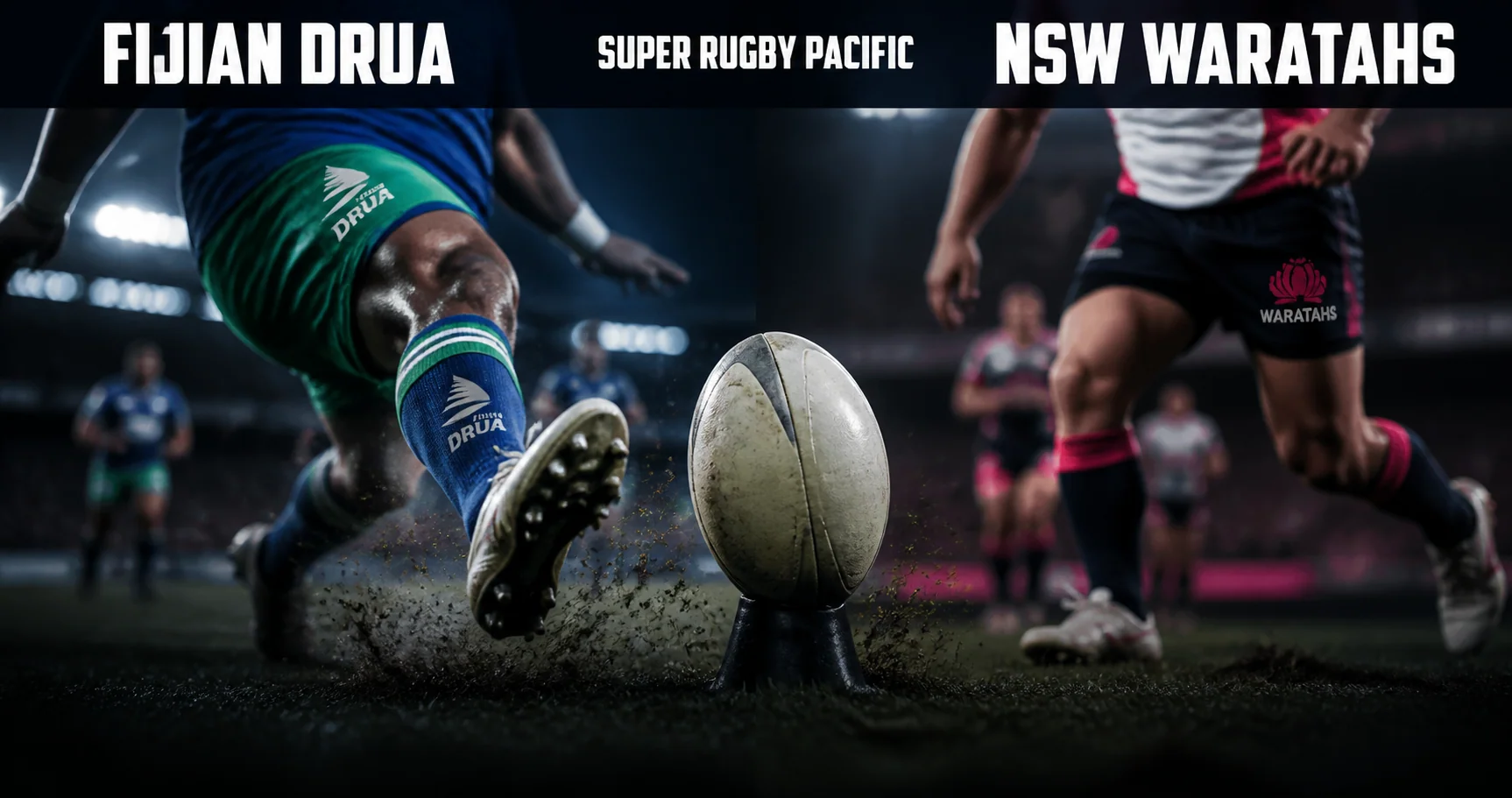 Affiche de la rencontre Fijian Drua contre NSW Waratahs