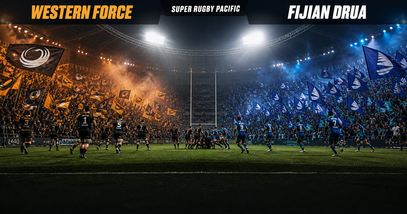 Affiche de la rencontre Western Force contre Fijian Drua