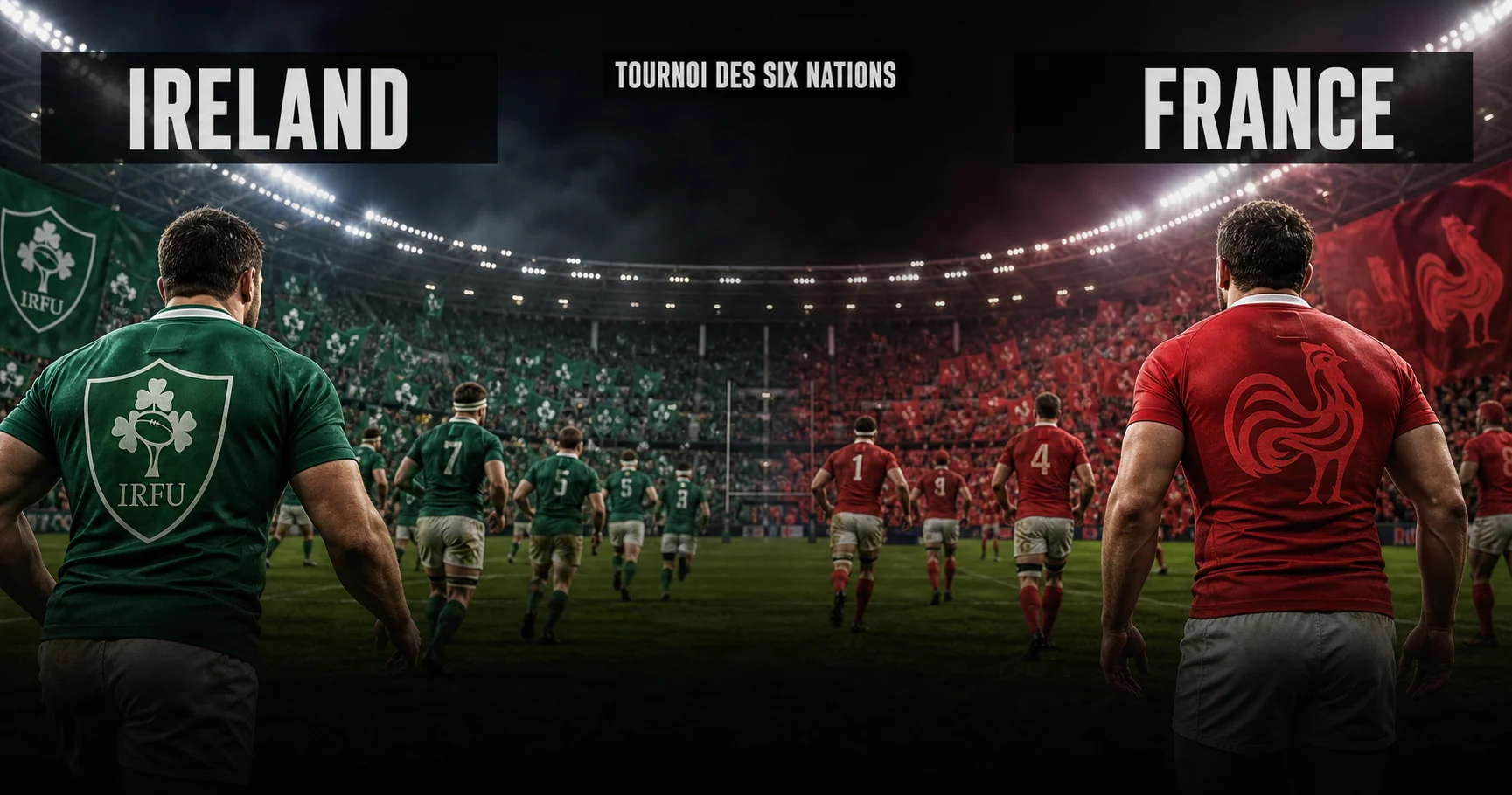 Affiche de la rencontre Irlande contre France