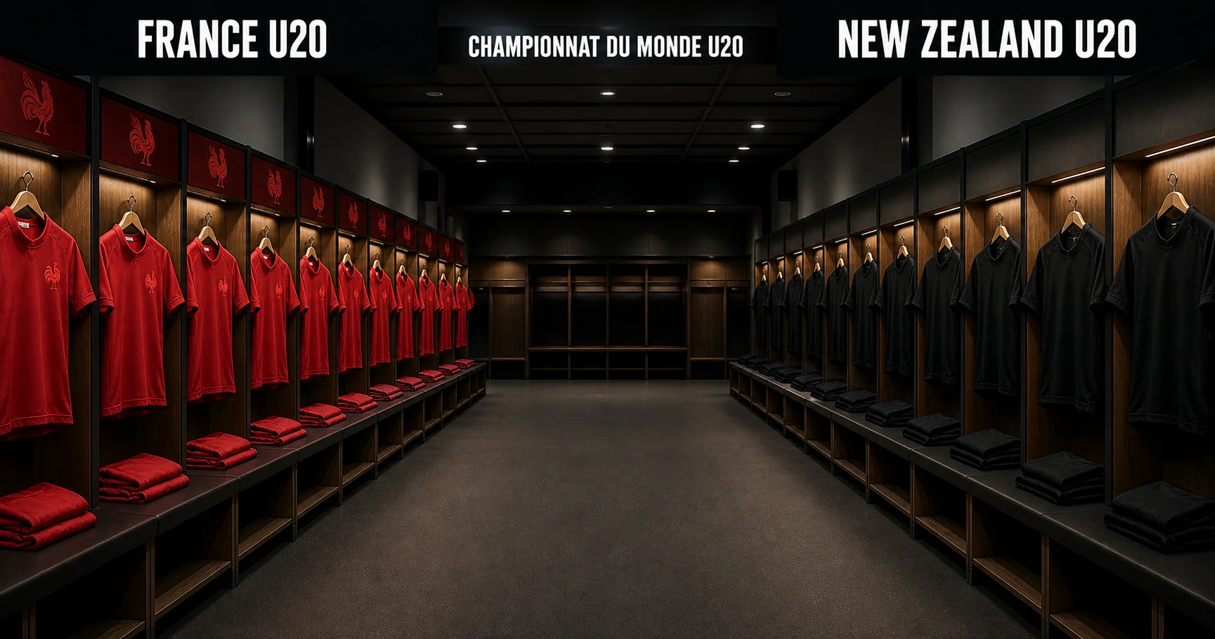 Affiche de la rencontre France U20 contre Nouvelle-Zélande U20