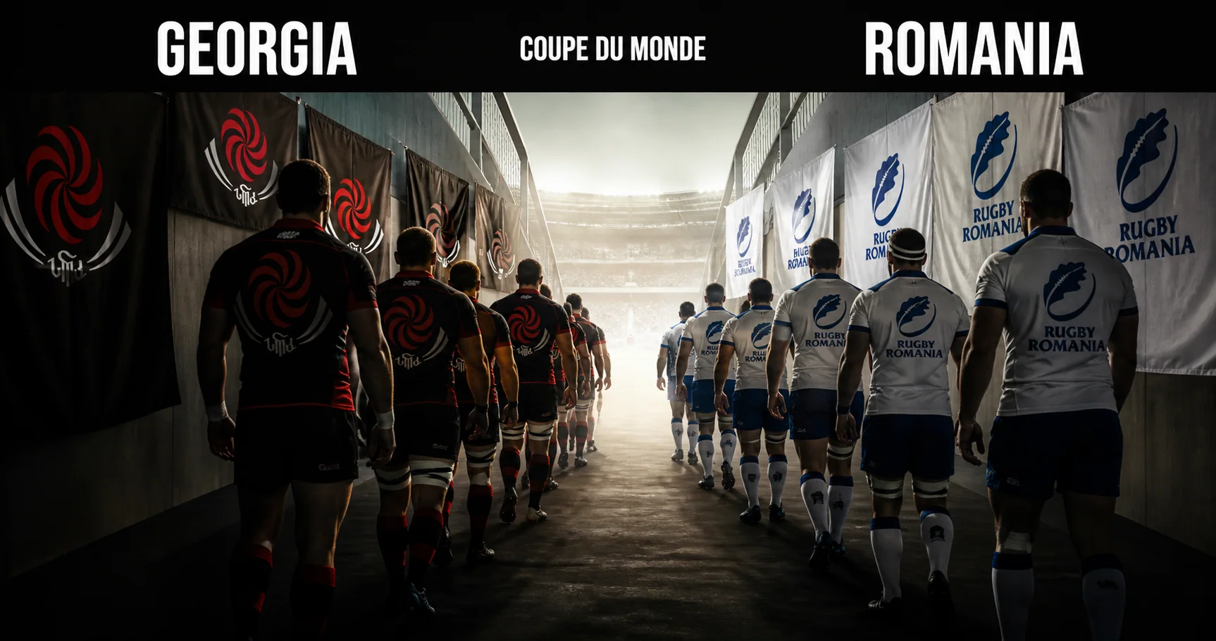 Affiche de la rencontre Géorgie contre Roumanie