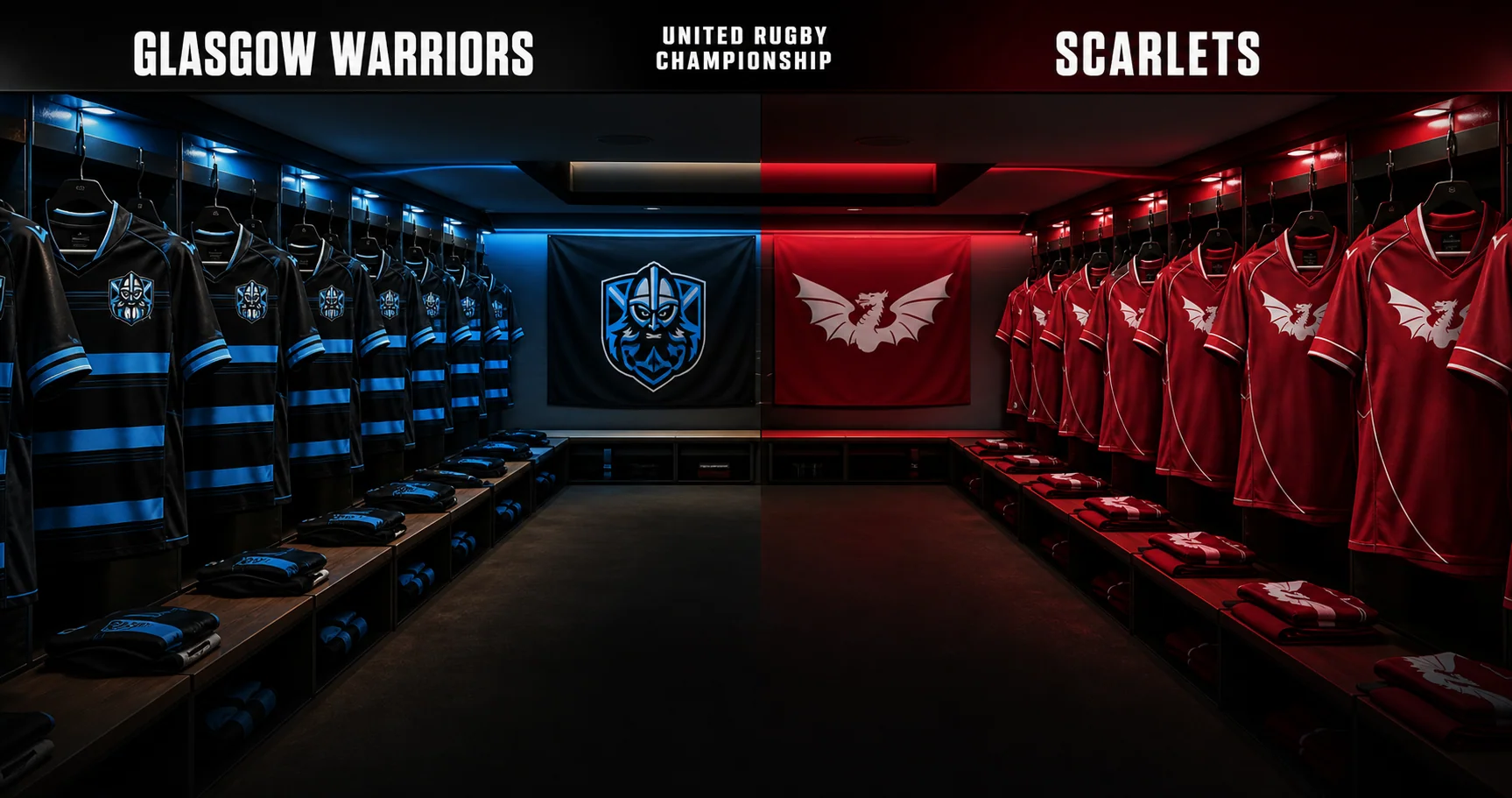 Affiche de la rencontre Glasgow Warriors contre Scarlets