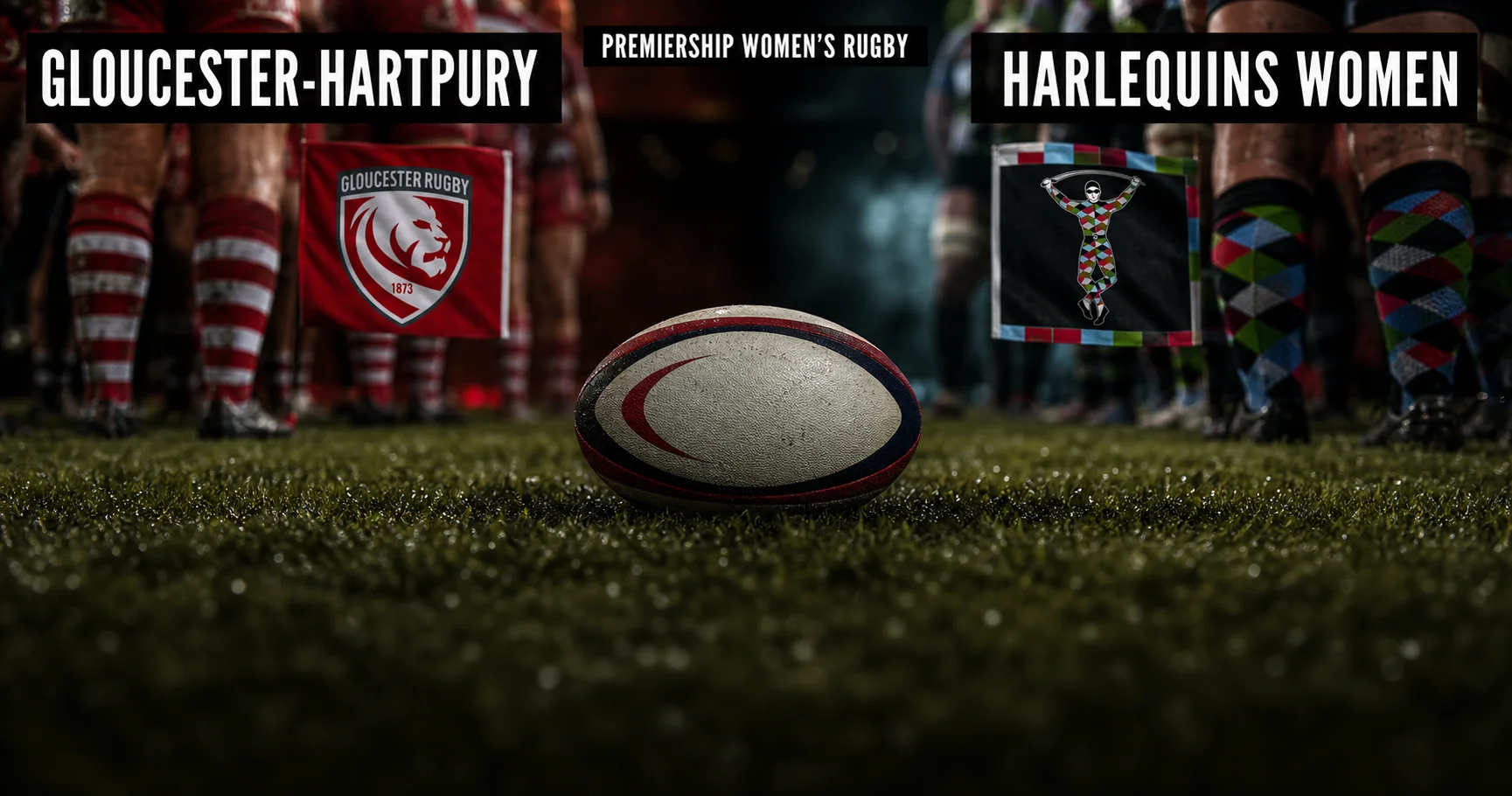 Affiche de la rencontre Gloucester-Hartpury contre Harlequins Women
