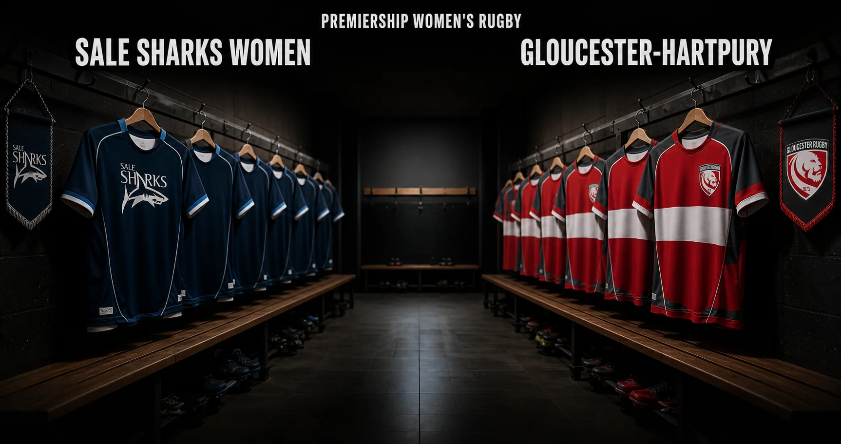 Affiche de la rencontre Sale Sharks Women contre Gloucester-Hartpury