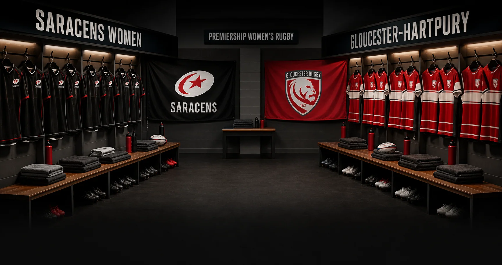Affiche de la rencontre Saracens Women contre Gloucester-Hartpury