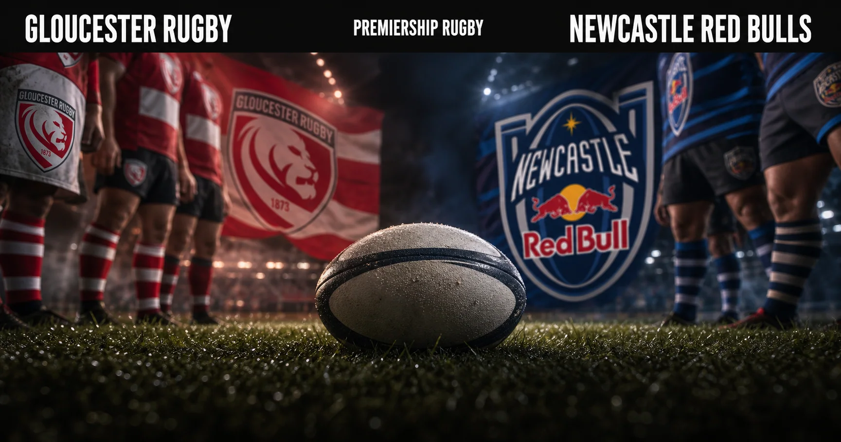 Affiche de la rencontre Gloucester Rugby contre Newcastle Red Bulls