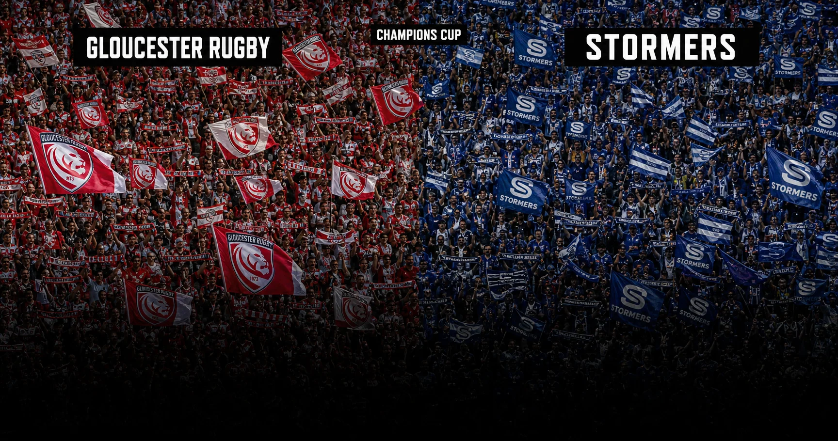 Affiche de la rencontre Gloucester Rugby contre Stormers