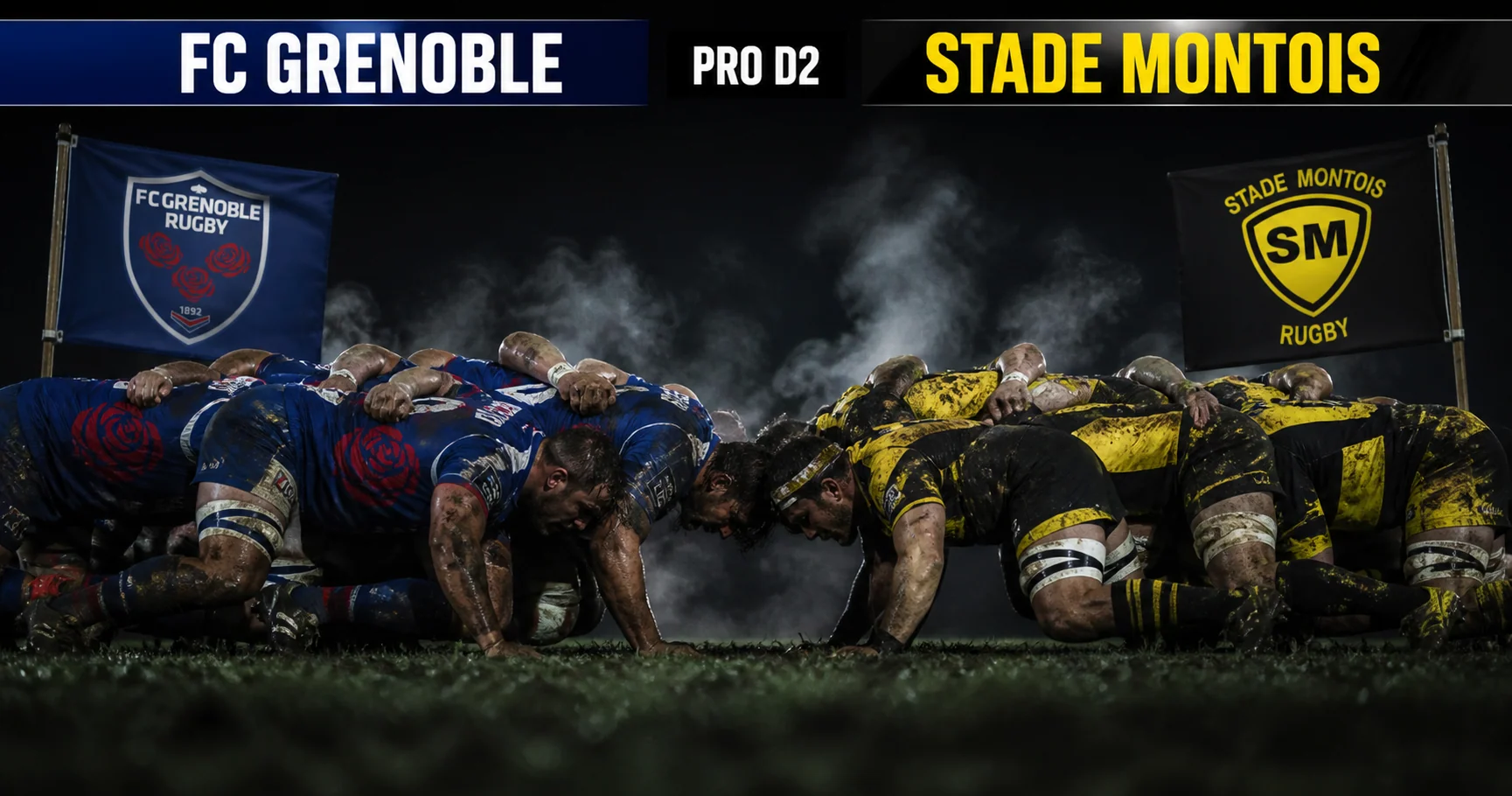 Affiche de la rencontre FC Grenoble contre Stade Montois