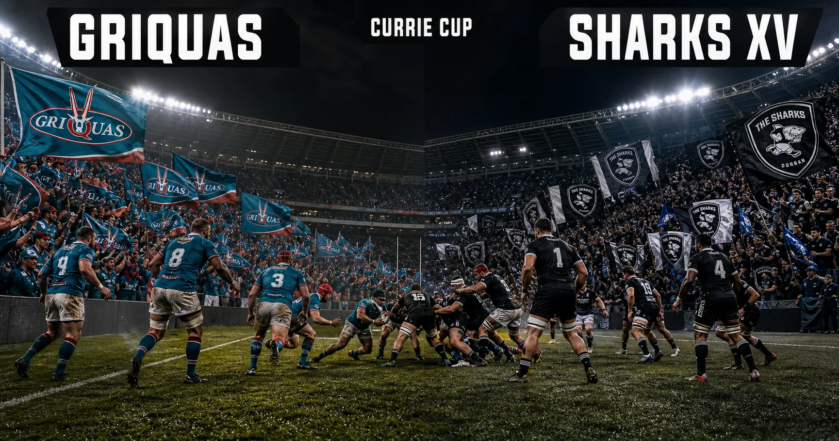 Affiche de la rencontre Griquas contre Sharks XV