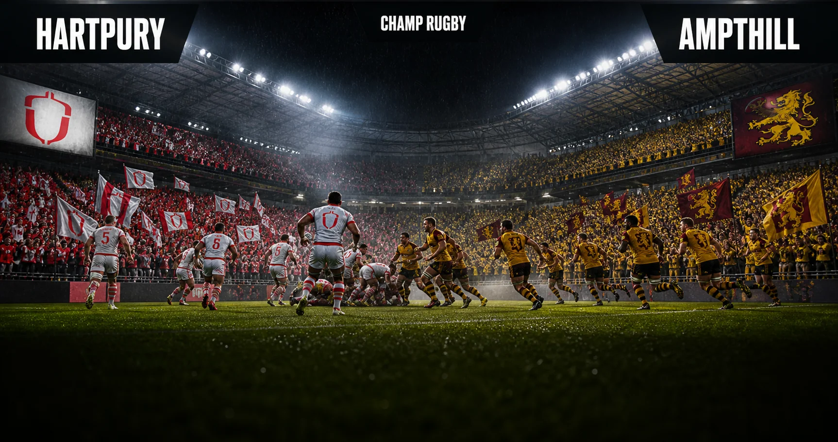 Affiche de la rencontre Hartpury contre Ampthill