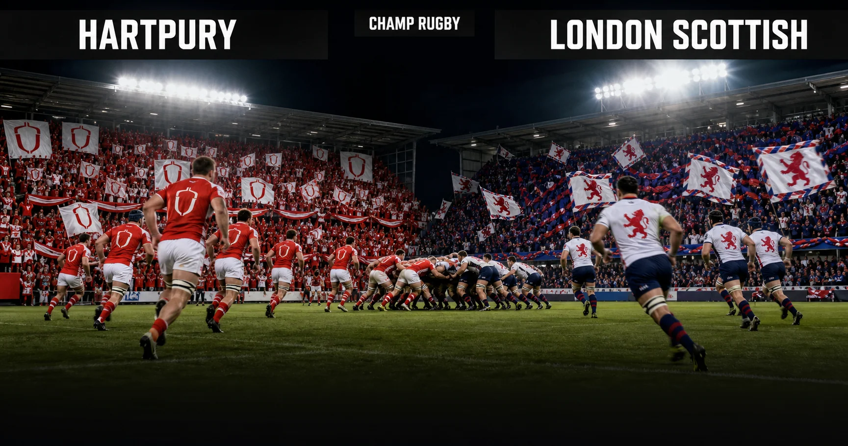 Affiche de la rencontre Hartpury contre London Scottish
