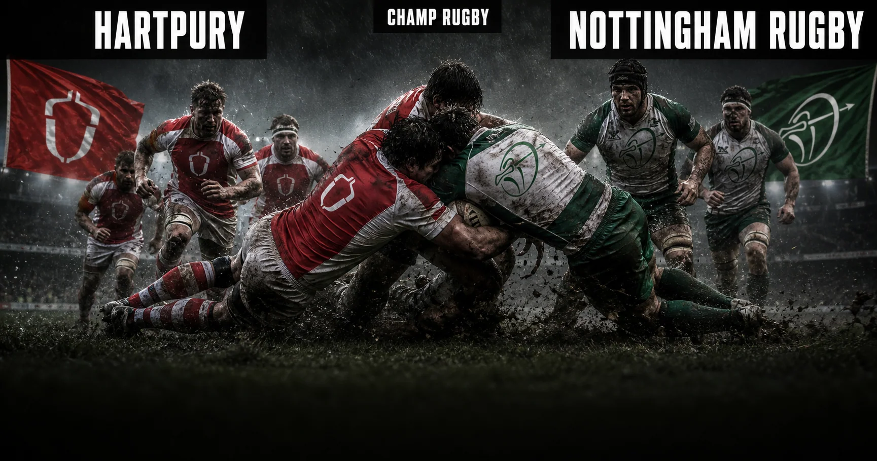 Affiche de la rencontre Hartpury contre Nottingham Rugby