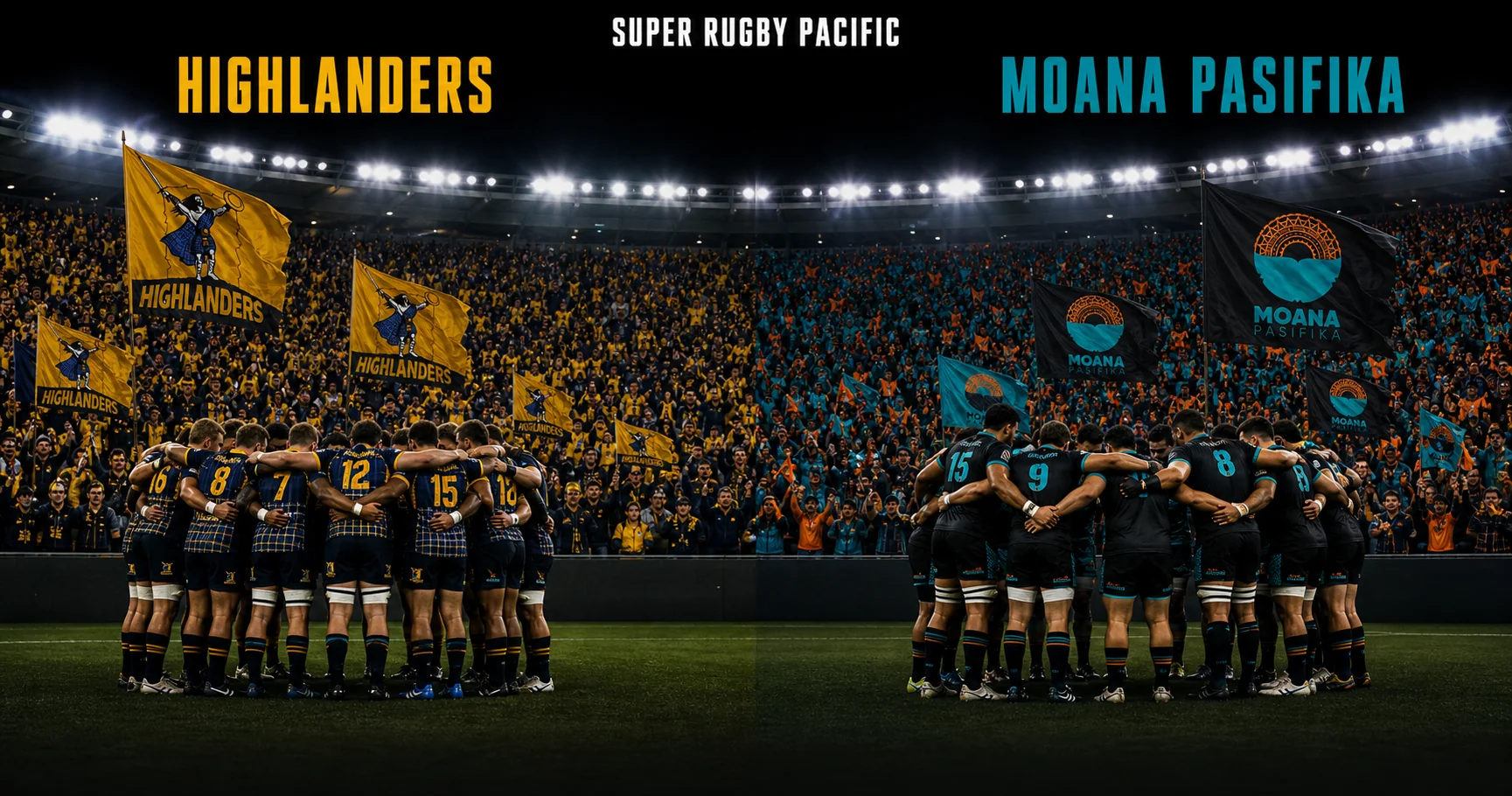 Affiche de la rencontre Highlanders contre Moana Pasifika
