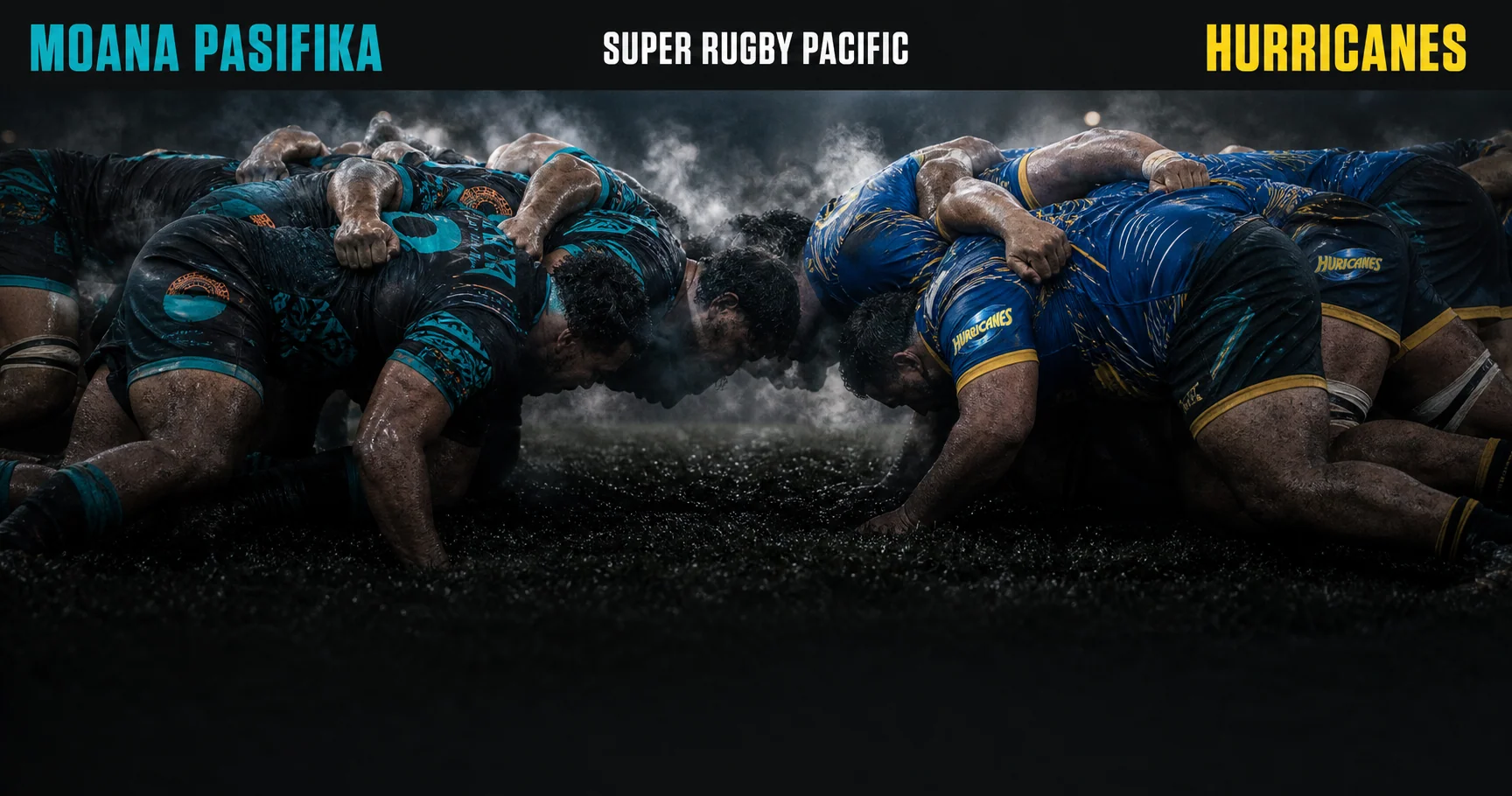 Affiche de la rencontre Moana Pasifika contre Hurricanes
