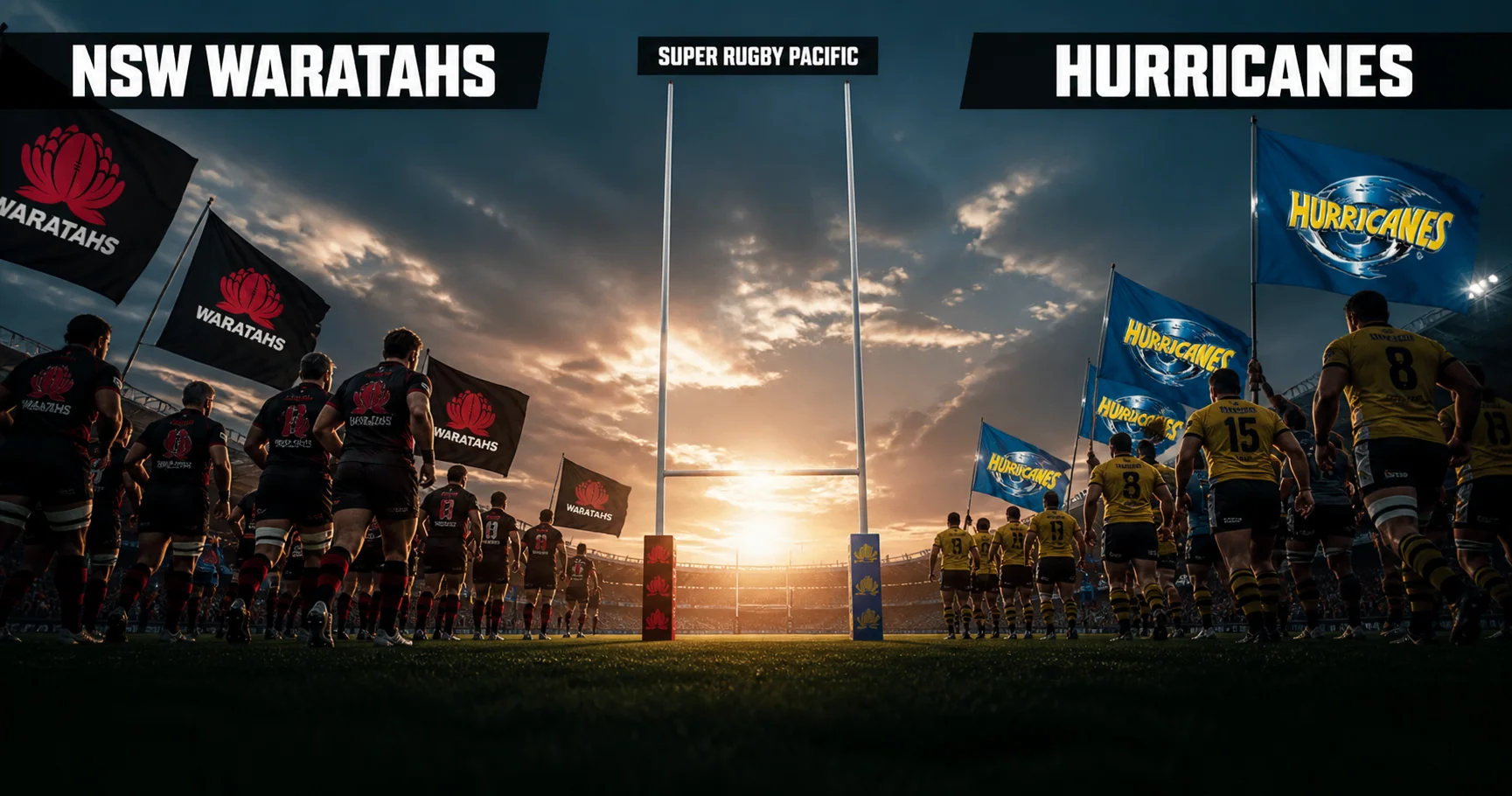 Affiche de la rencontre NSW Waratahs contre Hurricanes