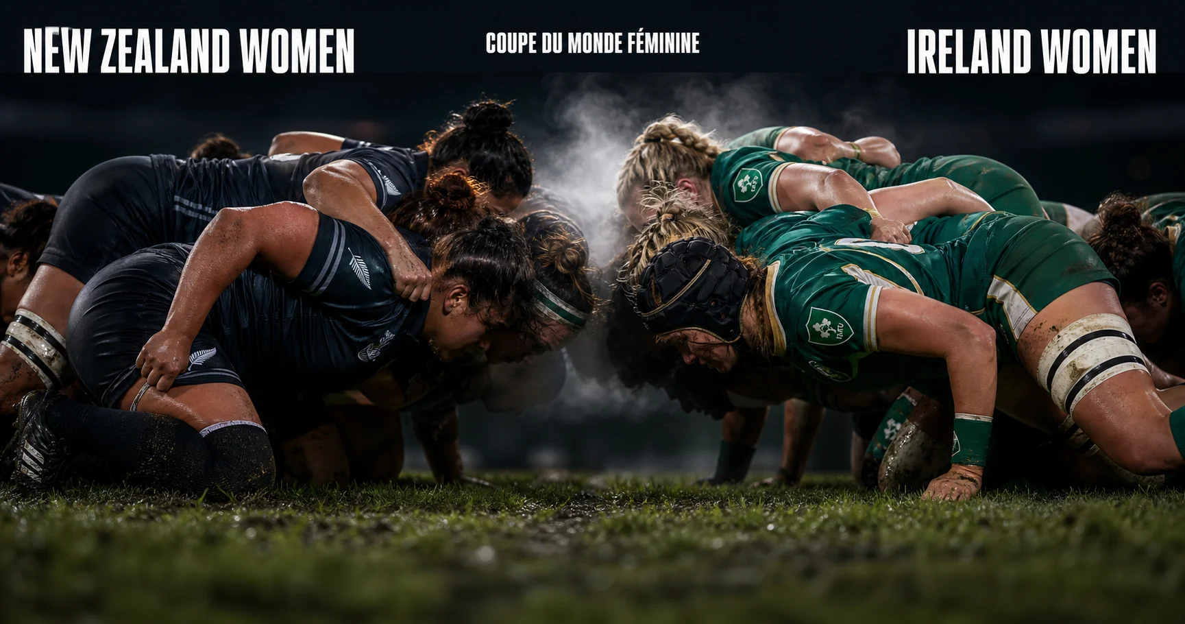 Affiche de la rencontre Nouvelle-Zélande féminine contre Irlande féminine