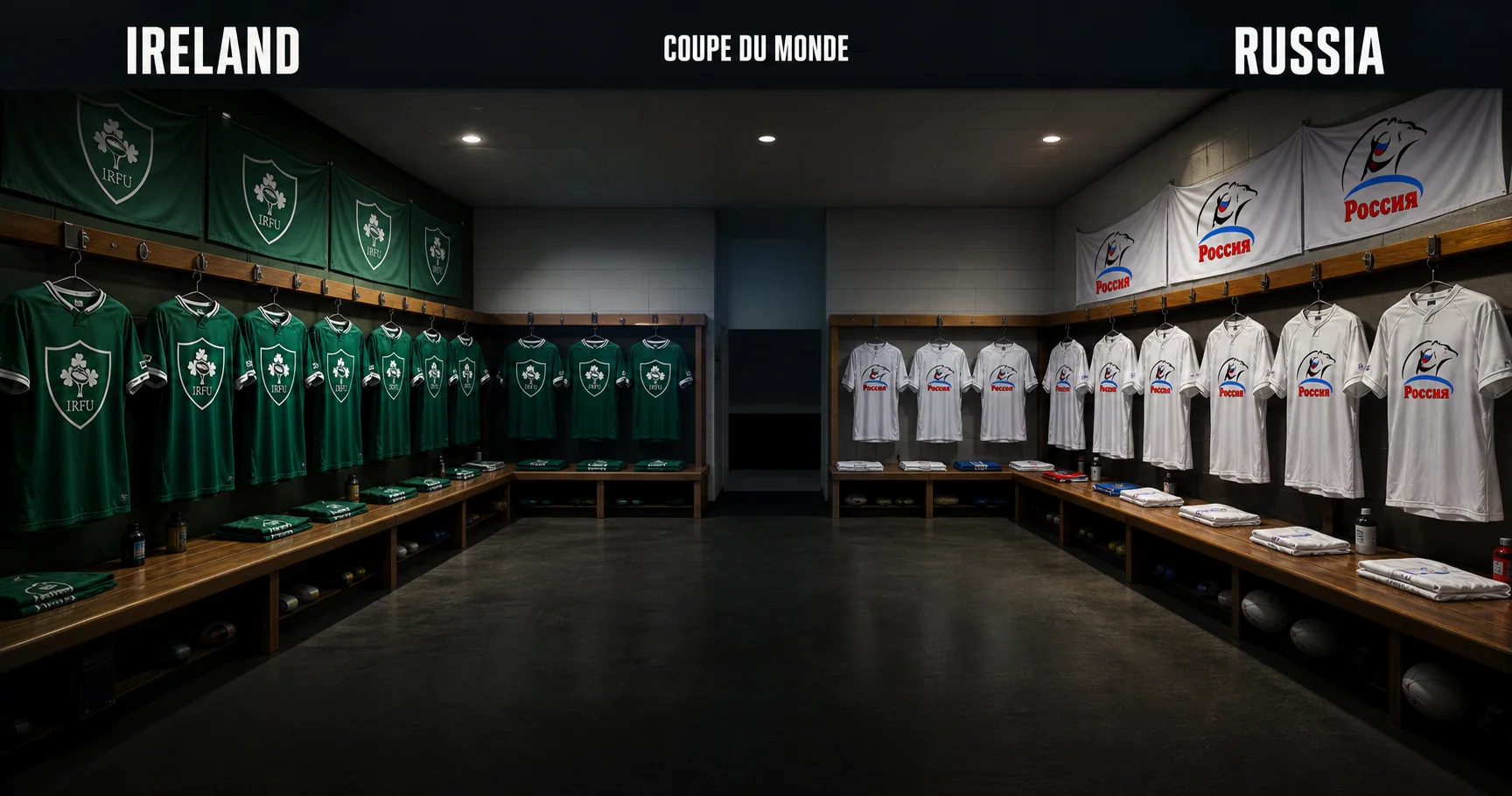 Affiche de la rencontre Irlande contre Russie