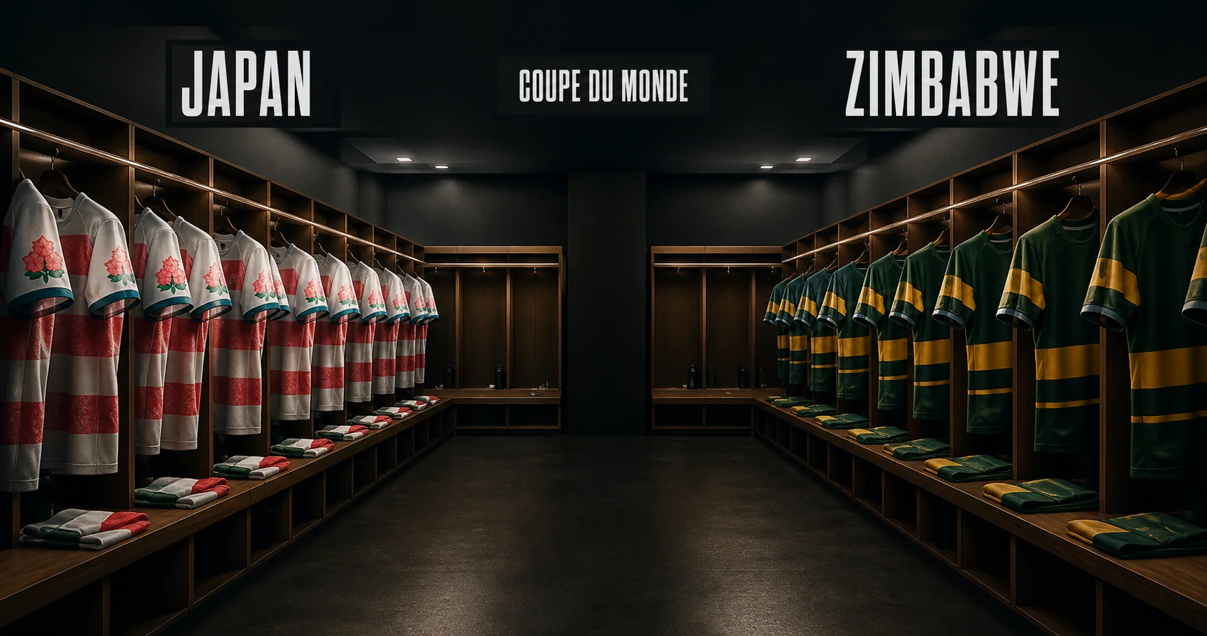 Affiche de la rencontre Japon contre Zimbabwe