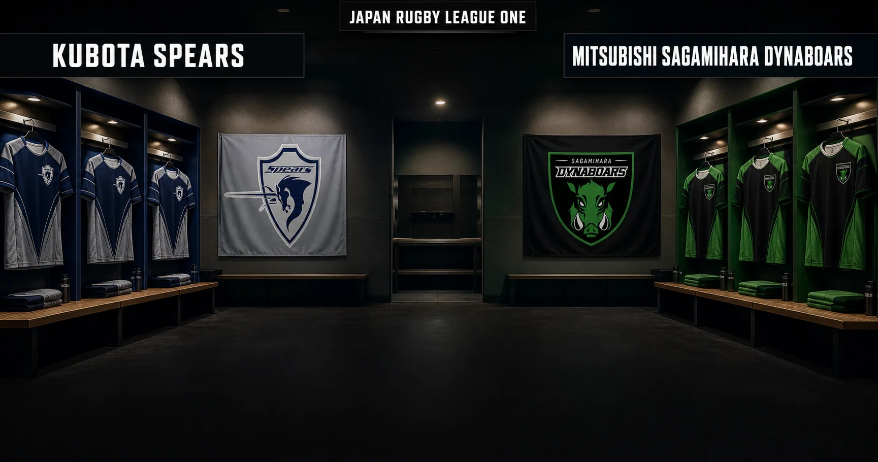 Affiche de la rencontre Kubota Spears contre Mitsubishi Sagamihara Dynaboars