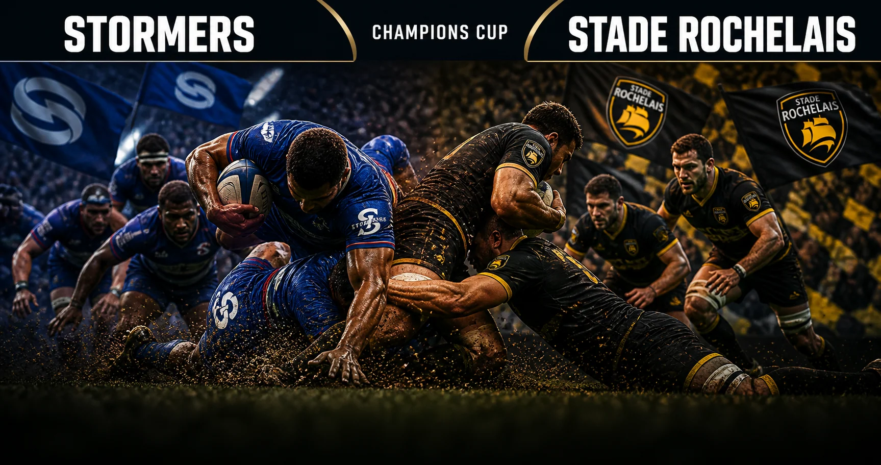 Affiche de la rencontre Stormers contre Stade Rochelais