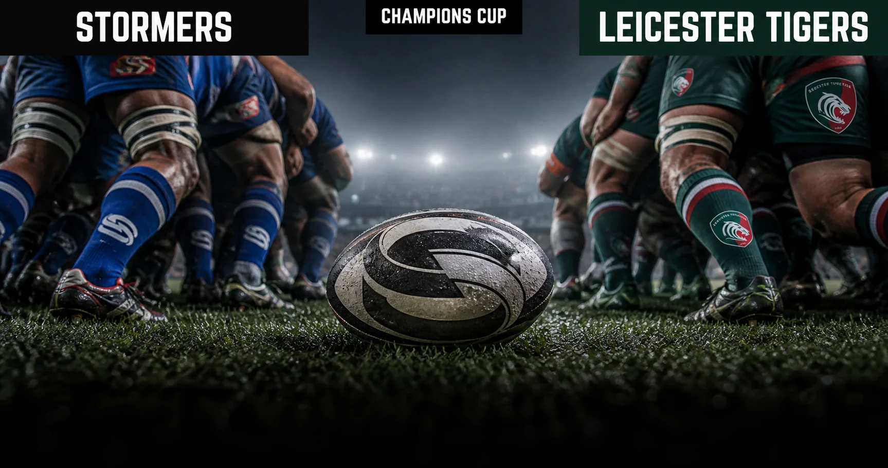 Affiche de la rencontre Stormers contre Leicester Tigers