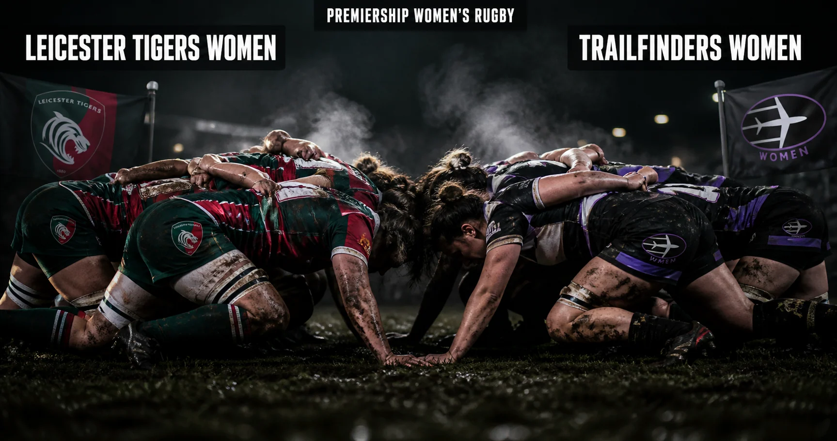 Affiche de la rencontre Leicester Tigers Women contre Trailfinders Women