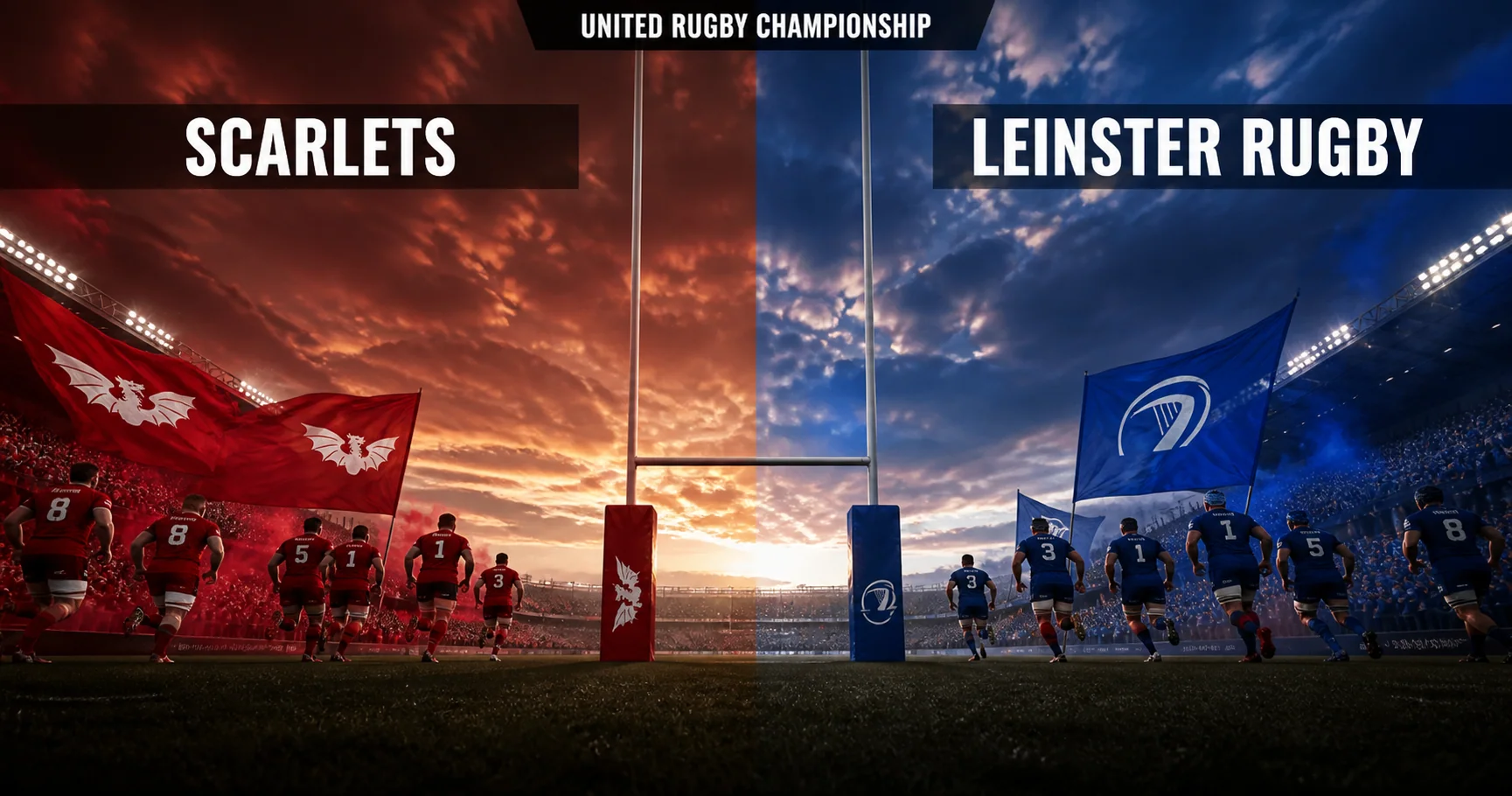 Affiche de la rencontre Scarlets contre Leinster Rugby