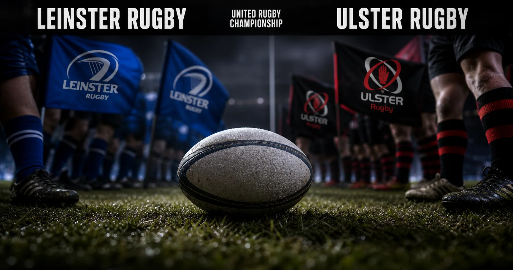 Affiche de la rencontre Leinster Rugby contre Ulster Rugby