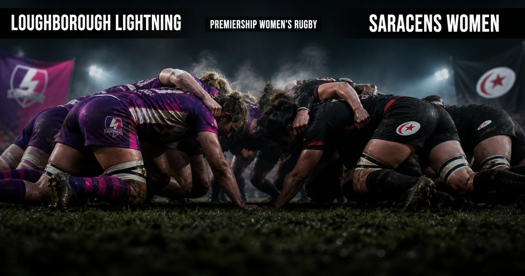 Affiche de la rencontre Loughborough Lightning contre Saracens Women