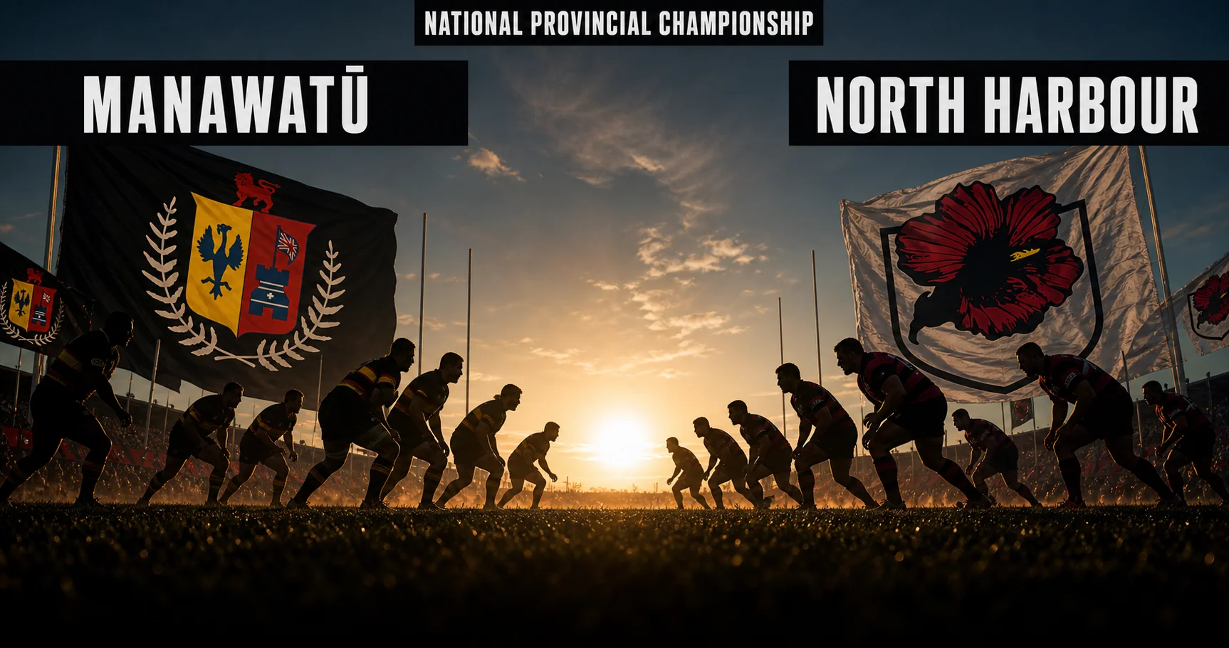 Affiche de la rencontre Manawatū contre North Harbour