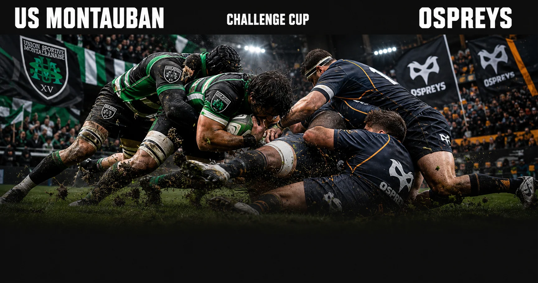 Affiche de la rencontre US Montauban contre Ospreys