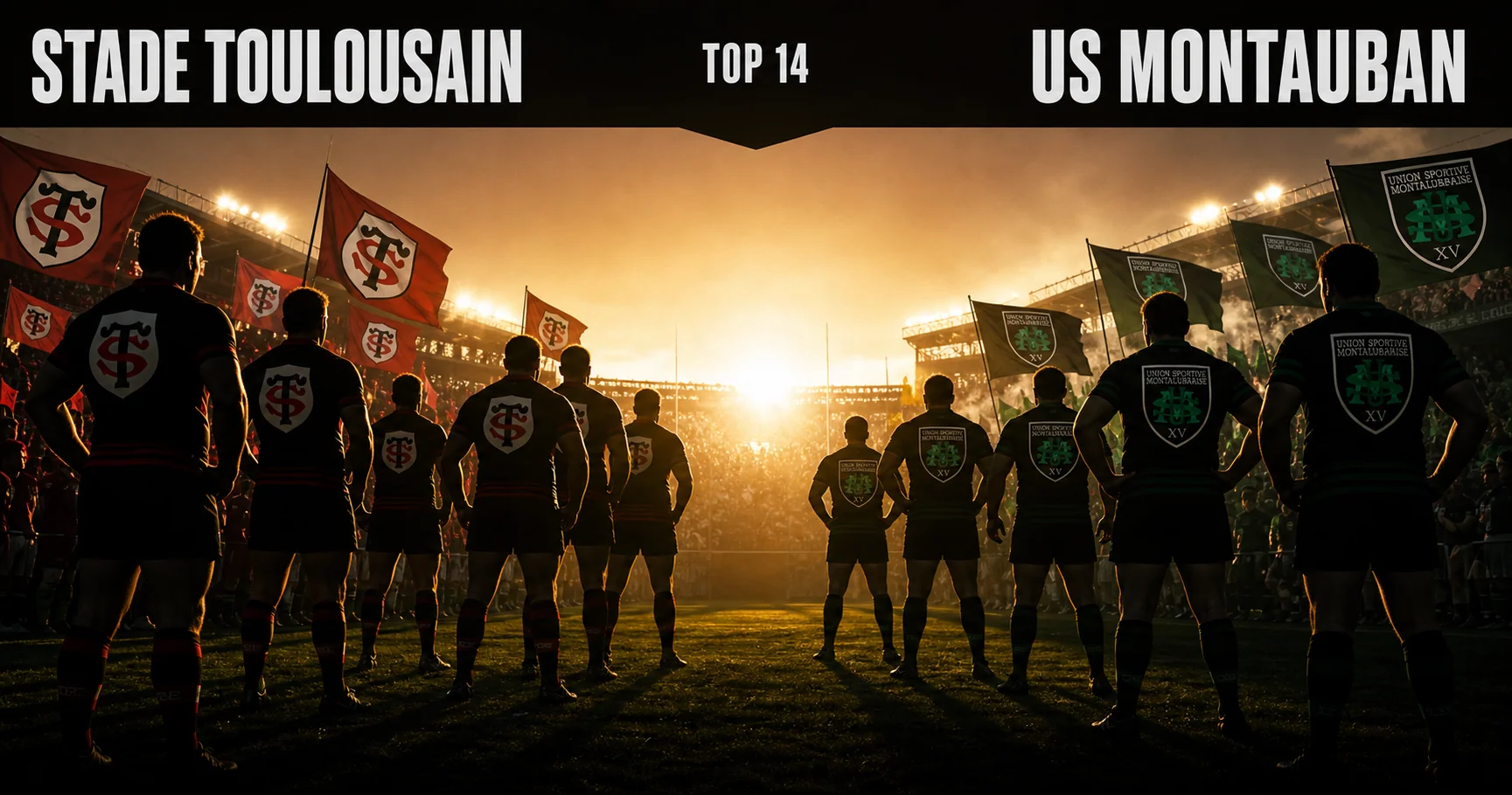 Affiche de la rencontre Stade Toulousain contre US Montauban