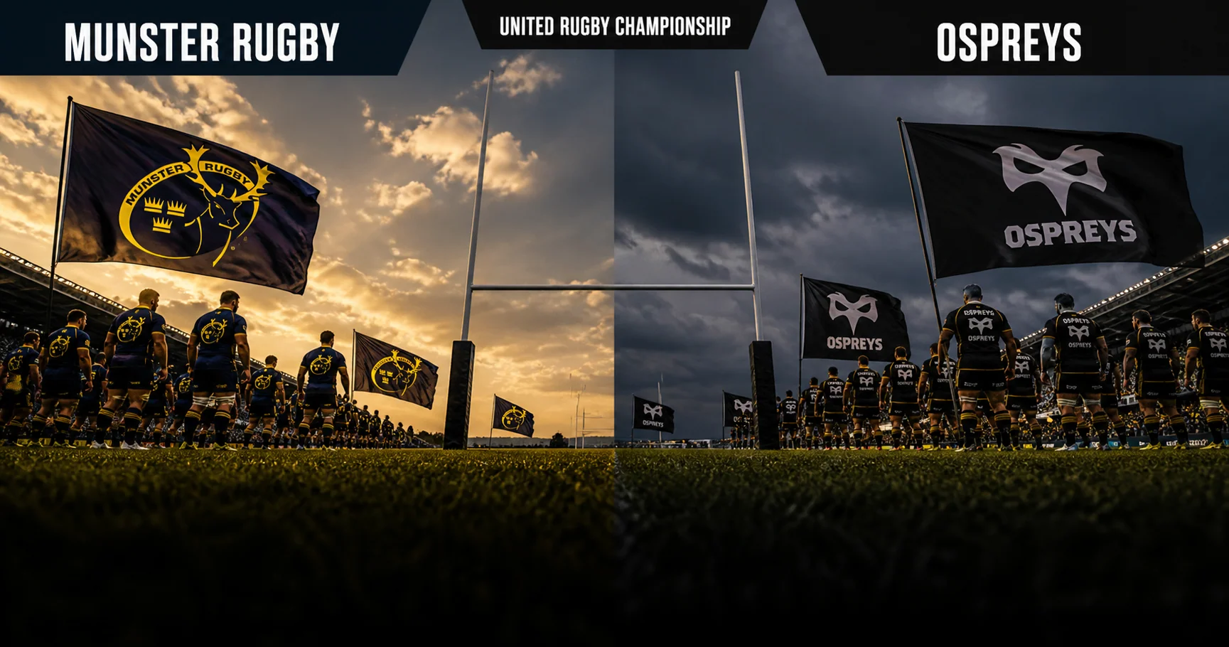 Affiche de la rencontre Munster Rugby contre Ospreys