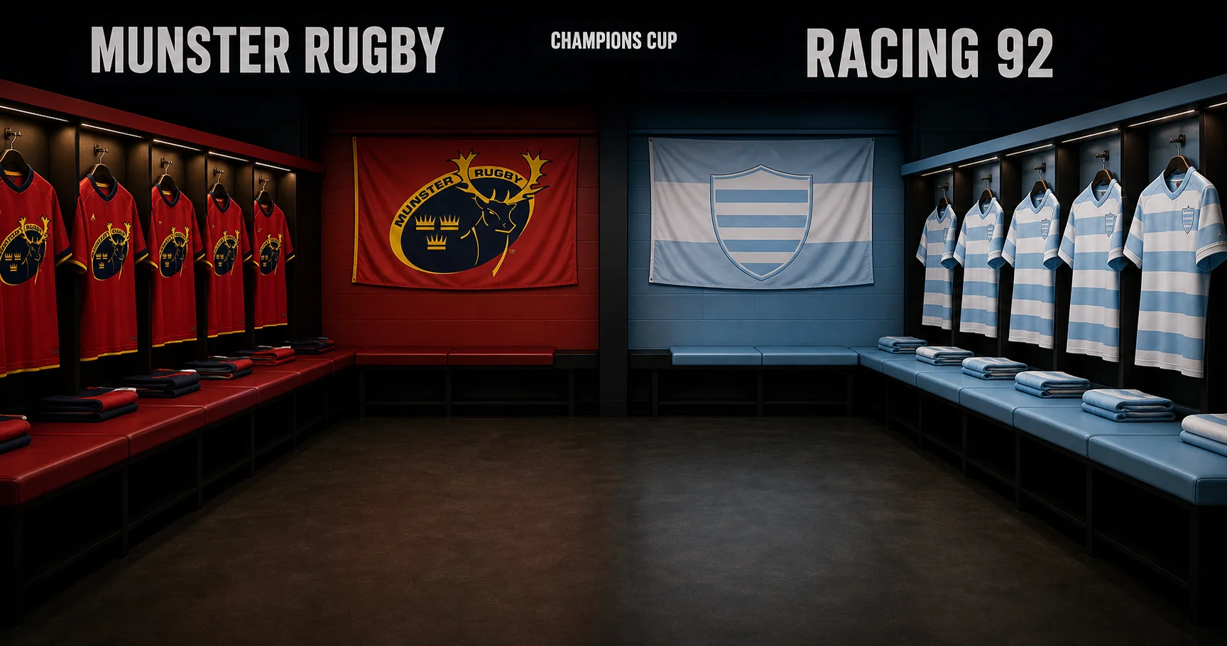 Affiche de la rencontre Munster Rugby contre Racing 92