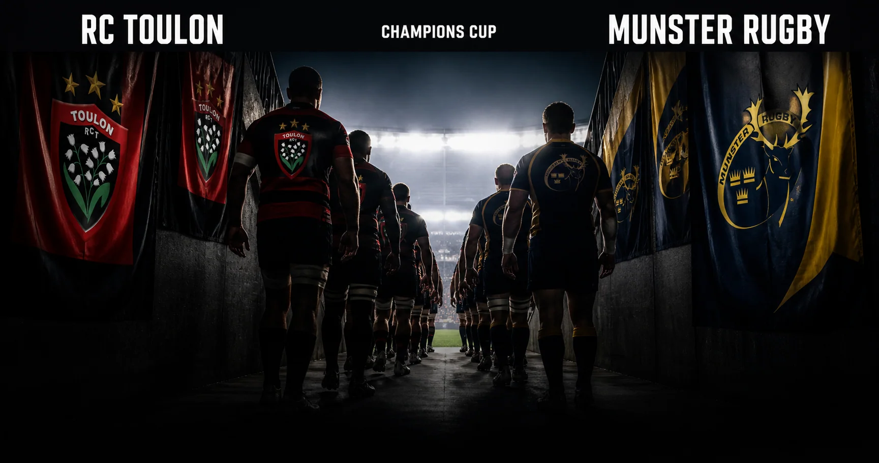 Affiche de la rencontre RC Toulon contre Munster Rugby