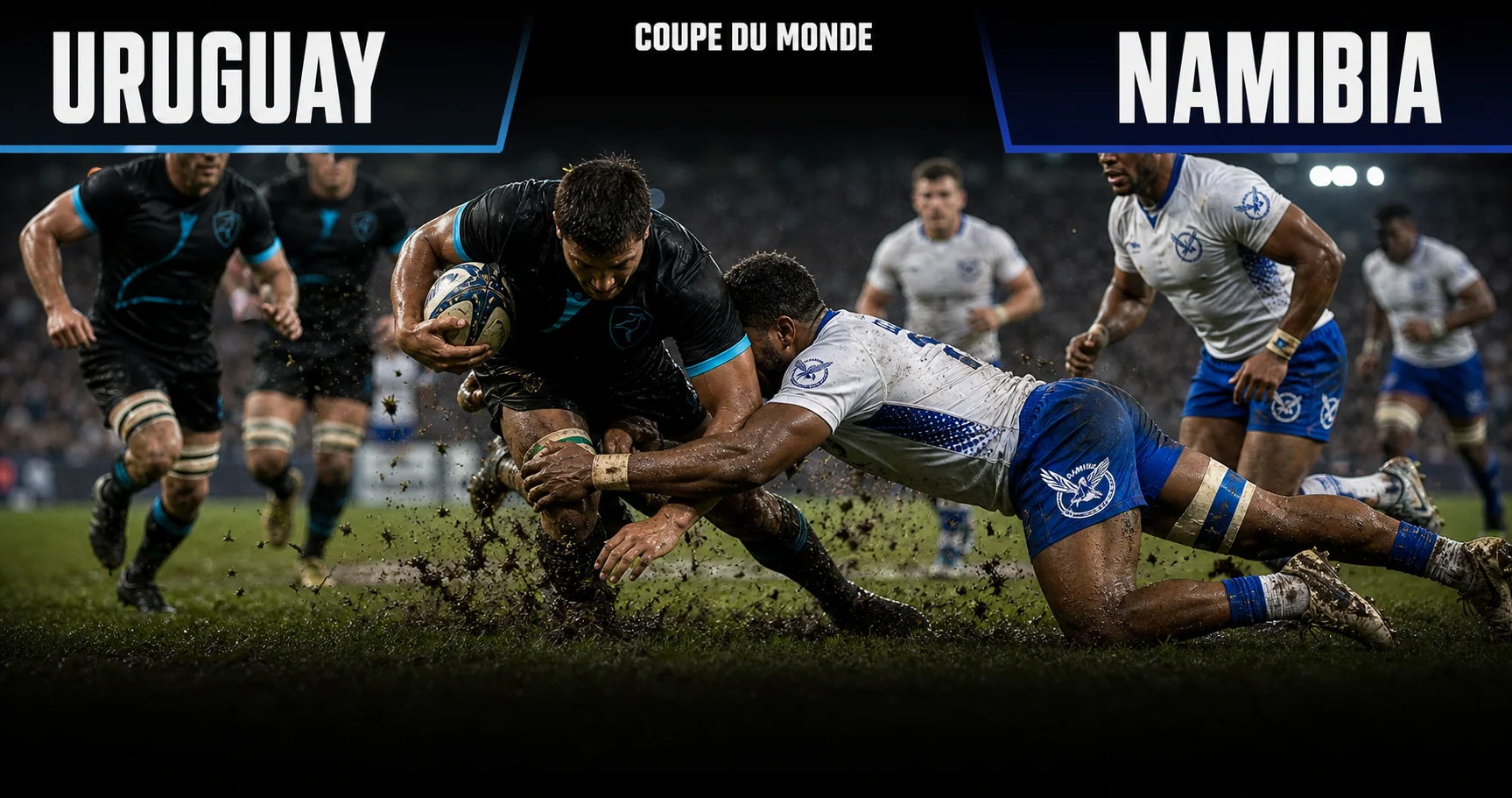 Affiche de la rencontre Uruguay contre Namibie