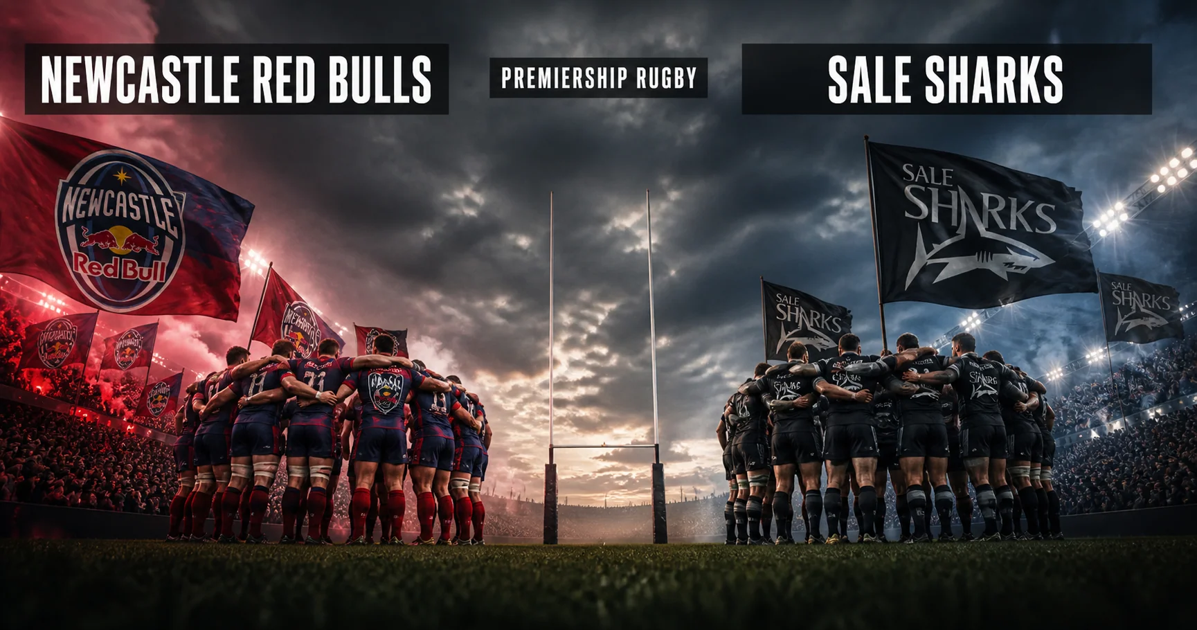 Affiche de la rencontre Newcastle Red Bulls contre Sale Sharks