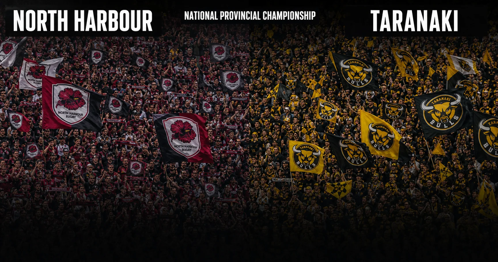 Affiche de la rencontre North Harbour contre Taranaki